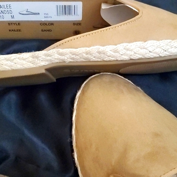 Zigi Soho Women's Kailee Espadrille Mules Size 10, Sand Color - Picture 5 of 6